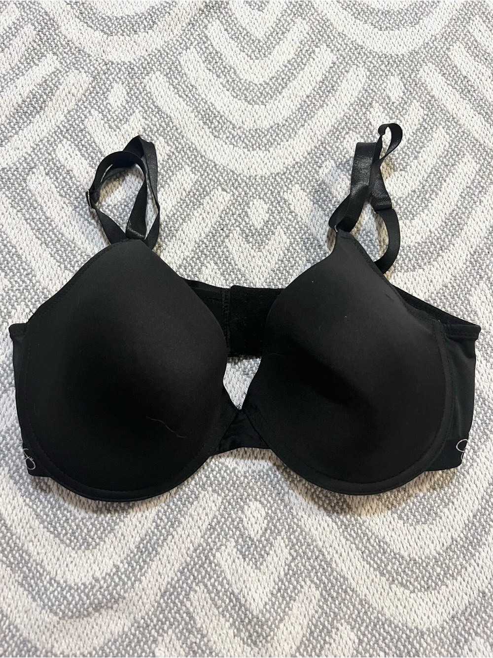Jessica Simpson Black Lightly Padded Bra 38C